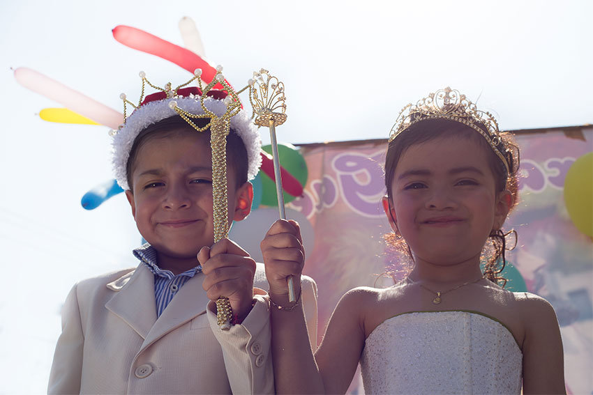 El Rey Gael y a Reina Alexa en el Carnaval de Tarsis Camada