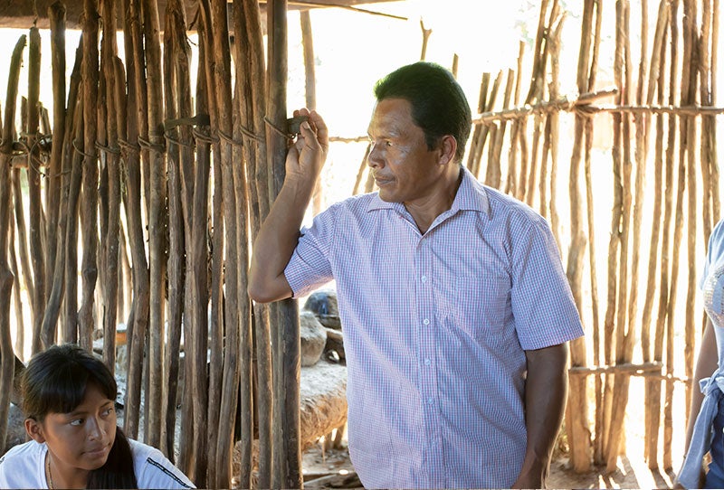 el padre de zuleika fidel en casa