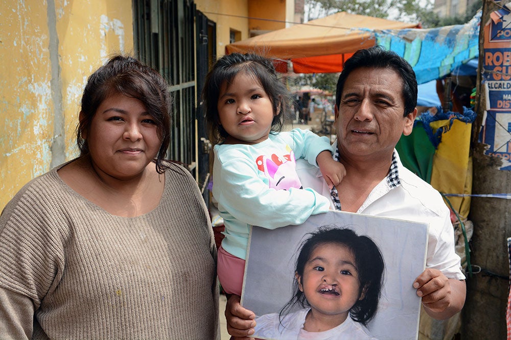 Shaymi with her grandfather and Maria